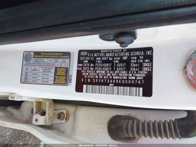 5XYKT3A69EG509767 KIA dohc t-gdi theta-ii