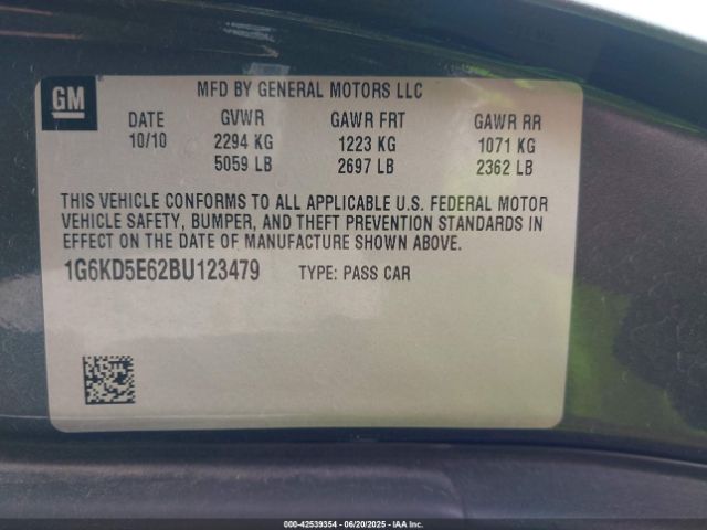 2011 CADILLAC DTS 1G6KD5E62BU123479 Photo 8