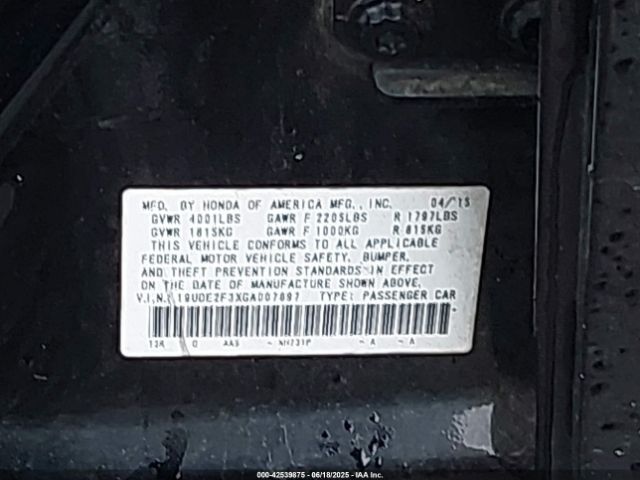 2016 ACURA ILX 19UDE2F3XGA007897 Photo 8