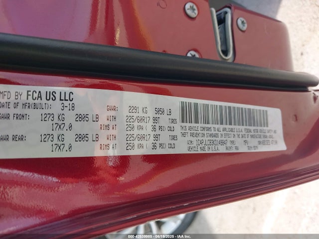 Jeep Cherokee 2019 1C4PJLCB3KD149847 Image 9