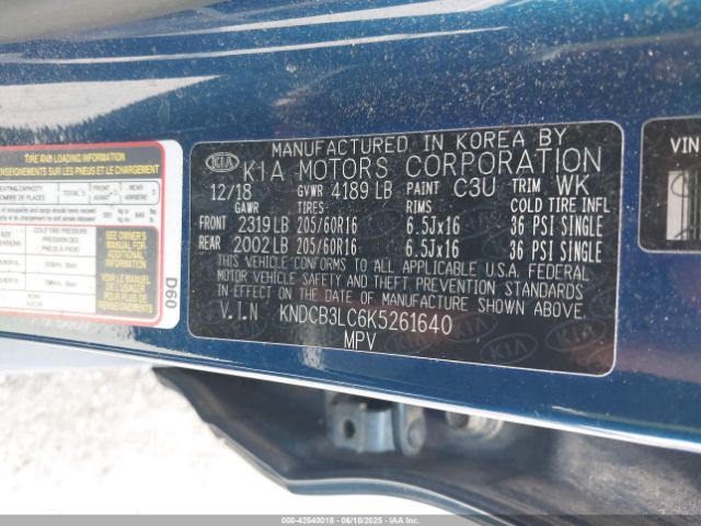 2019 KIA NIRO KNDCB3LC6K5261640 Photo 8