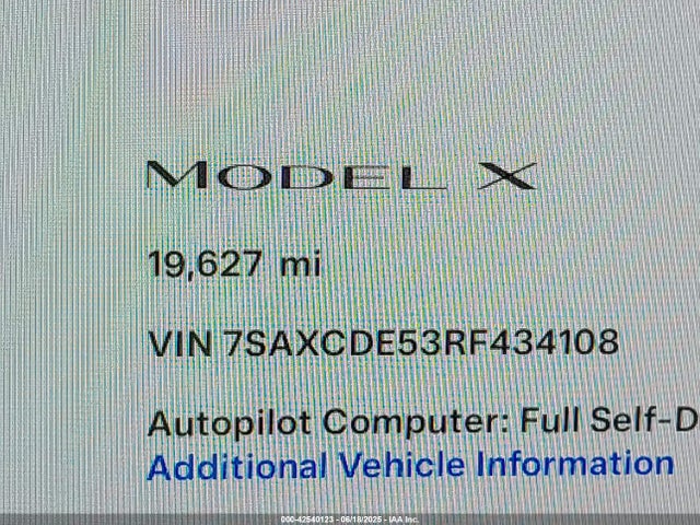 7SAXCDE53RF434108 Tesla 2024