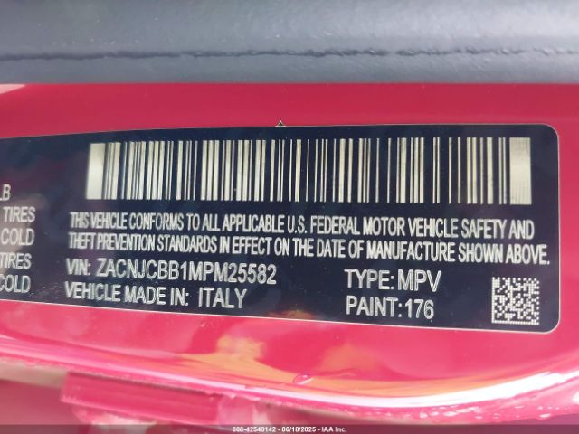 2021 JEEP RENEGADE ZACNJCBB1MPM25582 Photo 8
