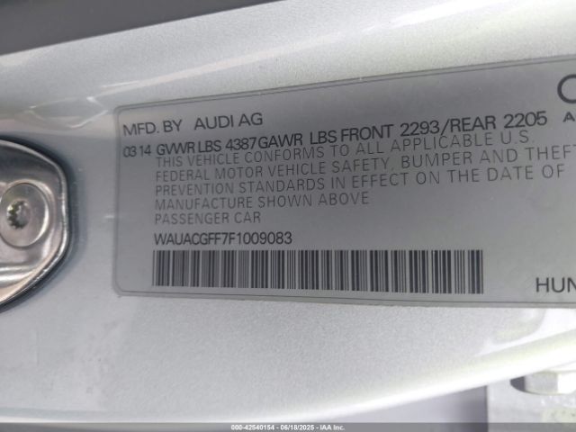 2015 AUDI A3 WAUACGFF7F1009083 Photo 8