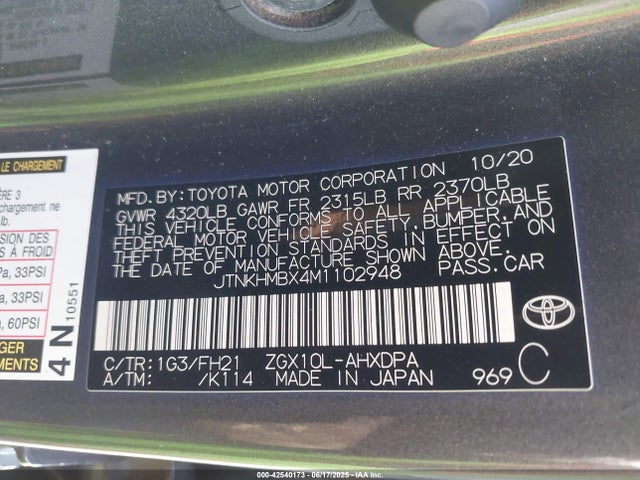 JTNKHMBX4M1102948 Toyota 3zr-fae
