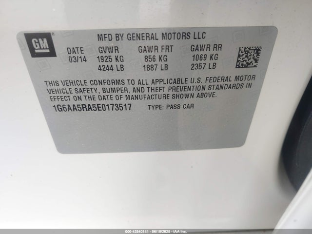 2014 CADILLAC ATS 1G6AA5RA5E0173517 Photo 8