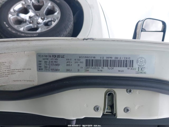 RAM 2018 2018 1C6RR7VT0JS291234 Image 9
