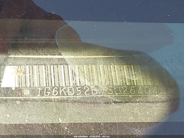 1995 CADILLAC DEVILLE 1G6KD52B9SU264048 Photo 8