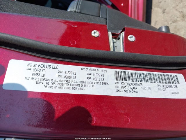 2C3CDXGJ4KH700485 Dodge Charger