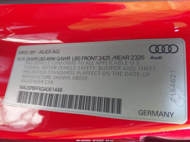 2016 AUDI A3 E-TRON WAUSPBFFXGA061448 Photo 8