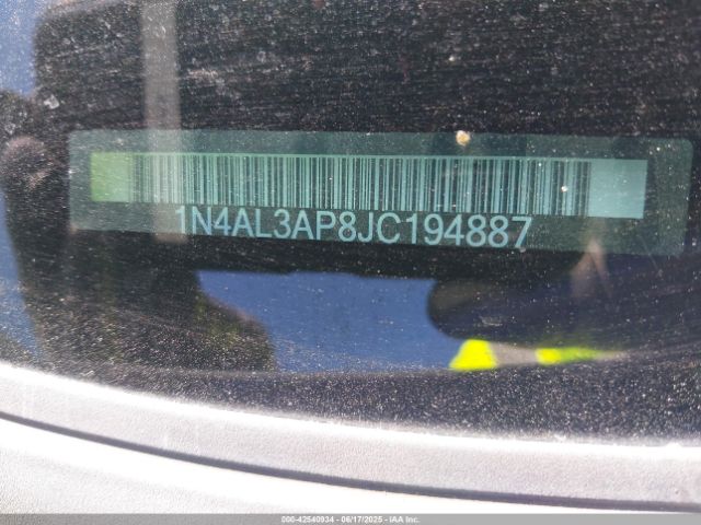 2018 NISSAN ALTIMA 1N4AL3AP8JC194887 Photo 8