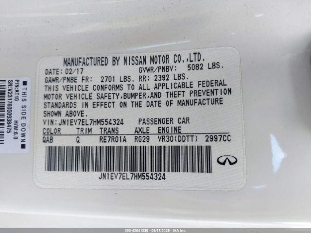 2017 INFINITI Q60 JN1EV7EL7HM554324 Photo 8