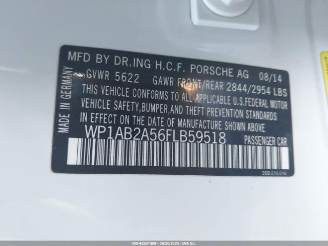 2015 PORSCHE MACAN WP1AB2A56FLB59518 Photo 8