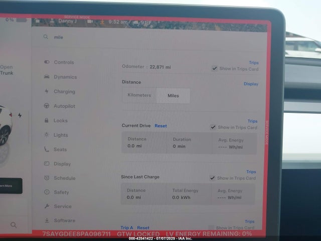 7SAYGDEE8PA096711 Tesla 2023