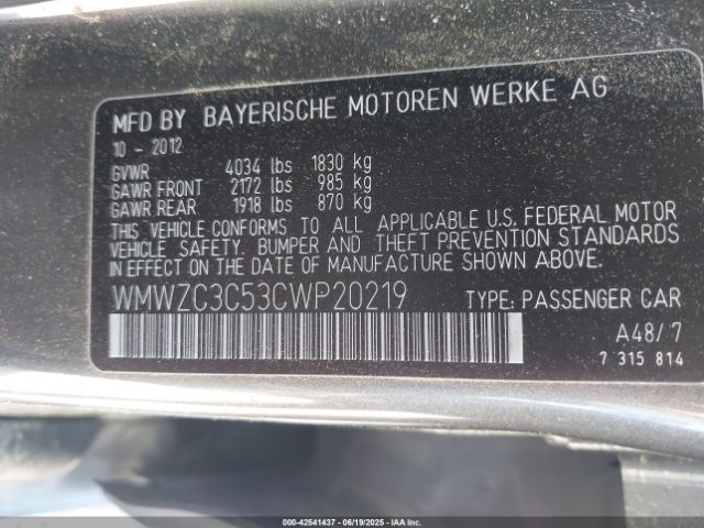 2012 MINI COOPER S COUNTRYMAN WMWZC3C53CWP20219 Photo 8