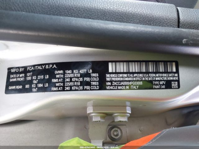 ZACCJABB6HPG33008 Jeep 2017