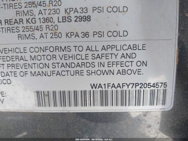 2023 AUDI Q5 WA1FAAFY7P2054575 Photo 8