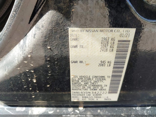 1N4BL4CV1PN342722 Nissan 2023