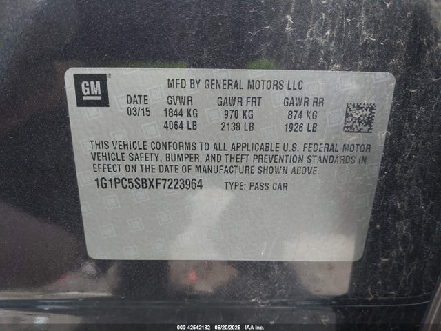 1G1PC5SBXF7223964 Chevrolet LUV