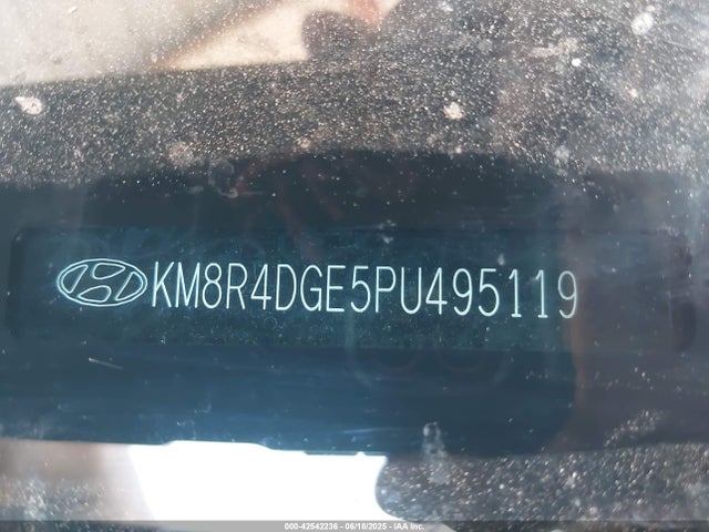 KM8R4DGE5PU495119 Hyundai gdi lambda ii