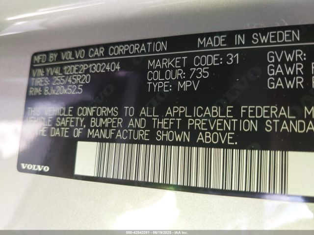 2023 VOLVO XC60 YV4L12DE2P1302404 Photo 8