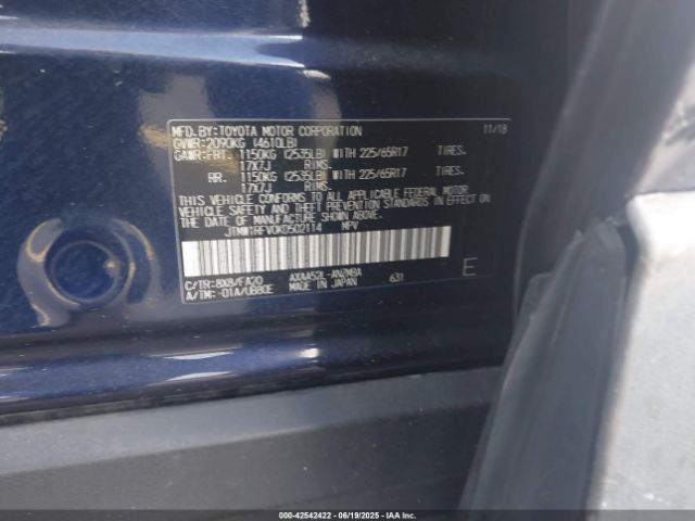 2019 TOYOTA RAV4 JTMW1RFV0KD502114 Photo 8