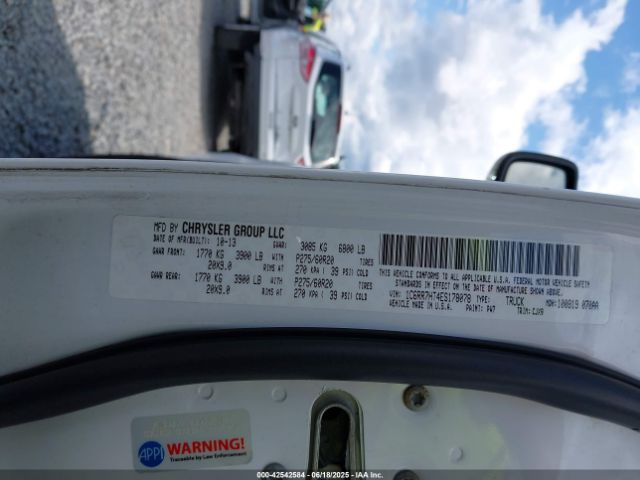 2014 RAM 1500 1C6RR7HT4ES178078 Photo 8