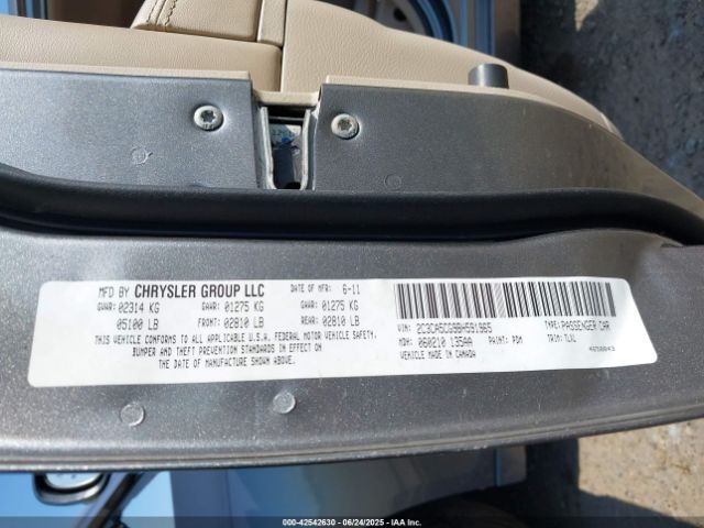 2011 CHRYSLER 300 2C3CA5CG9BH591965 Photo 8