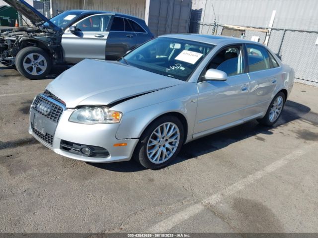 2008 AUDI A4 WAUDF78EX8A140522 Photo 1