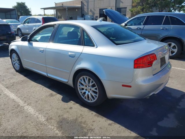 2008 AUDI A4 WAUDF78EX8A140522 Photo 2
