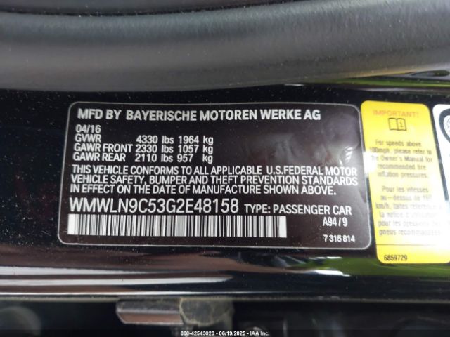 2016 MINI CLUBMAN WMWLN9C53G2E48158 Photo 8