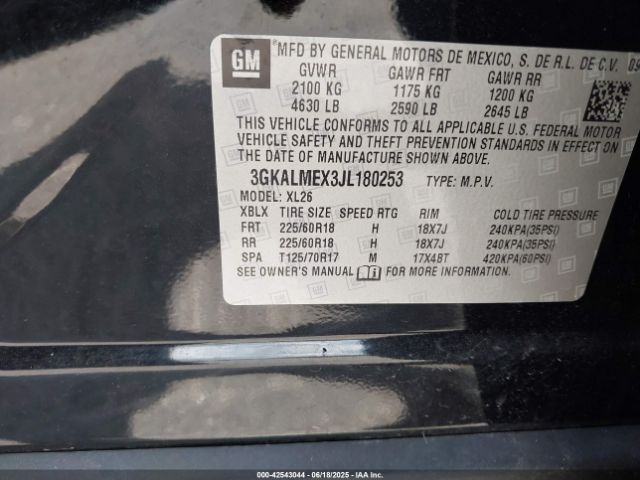 2018 GMC TERRAIN 3GKALMEX3JL180253 Photo 8