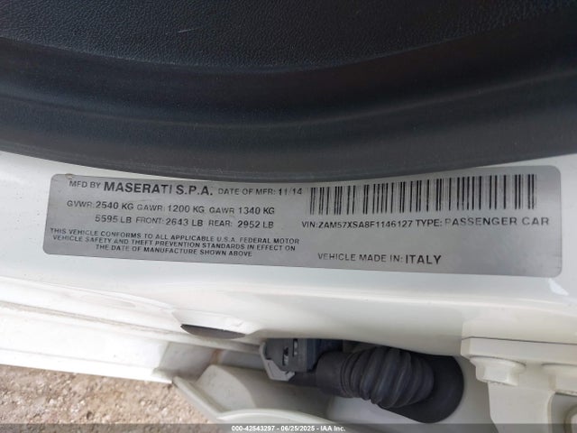 ZAM57XSA8F1146127 Maserati m156d