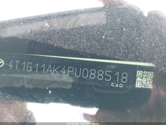 4T1G11AK4PU088518 Toyota a25a-fks