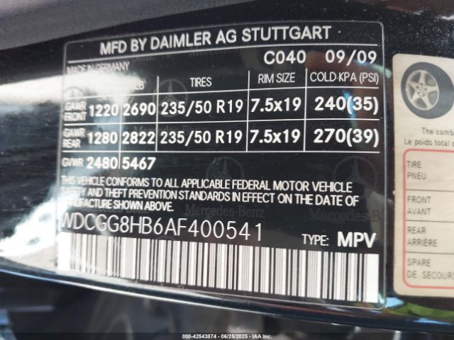 2010 MERCEDES-BENZ GLK 350 WDCGG8HB6AF400541 Photo 8