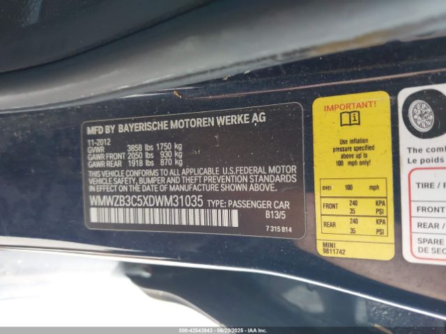 2013 MINI COUNTRYMAN WMWZB3C5XDWM31035 Photo 8