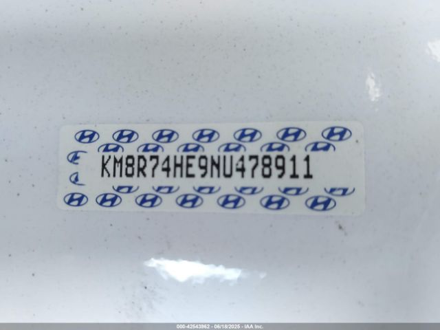 KM8R74HE9NU478911 Hyundai gdi lambda ii