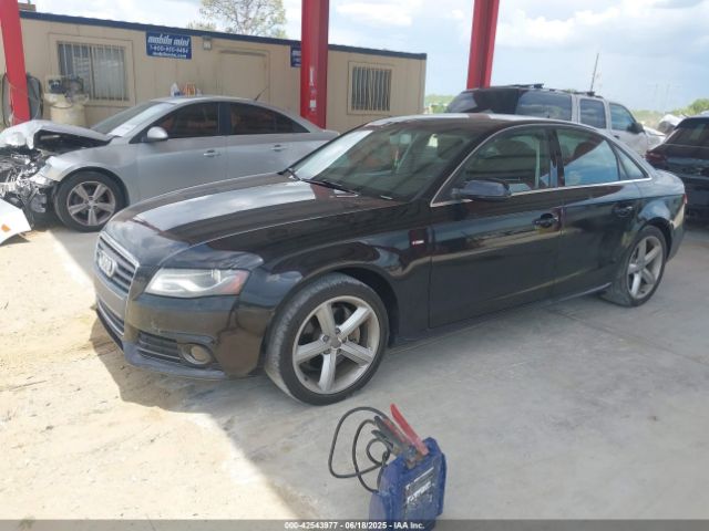 2012 AUDI A4 WAUFFAFLXCN017411 Photo 1