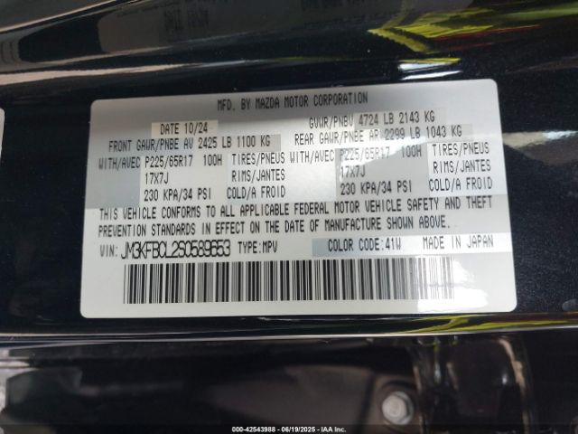 JM3KFBCL2S0589653 Mazda py