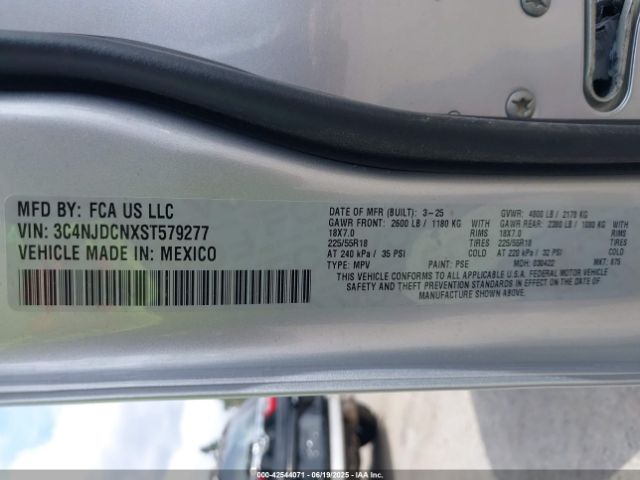 3C4NJDCNXST579277 Jeep 2025