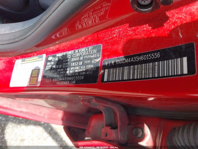 KIA Rio 2017 KNADM4A35H6015556 Image 9