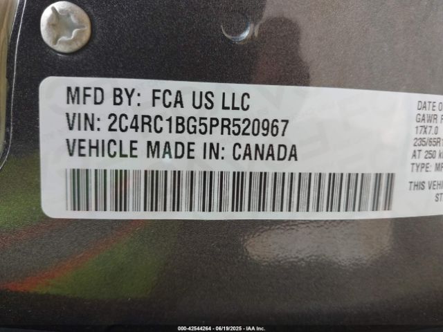 2023 CHRYSLER PACIFICA 2C4RC1BG5PR520967 Photo 8