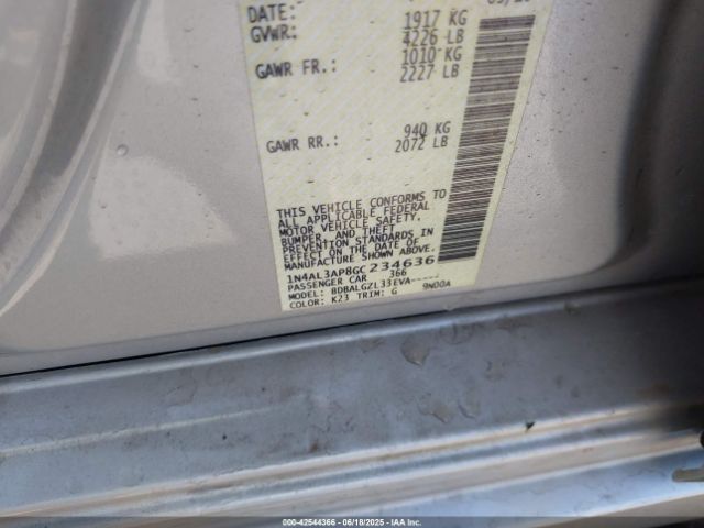 2016 NISSAN ALTIMA 1N4AL3AP8GC234636 Photo 8