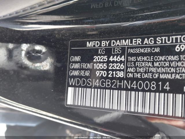 2017 MERCEDES-BENZ CLA 250 WDDSJ4GB2HN400814 Photo 8