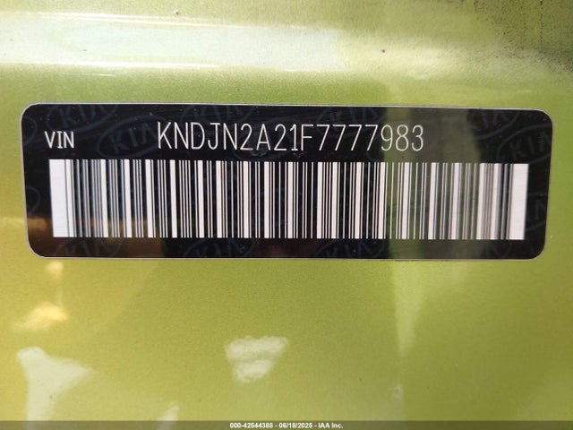 KIA dohc gdi gamma 2015 KNDJN2A21F7777983 Image 9