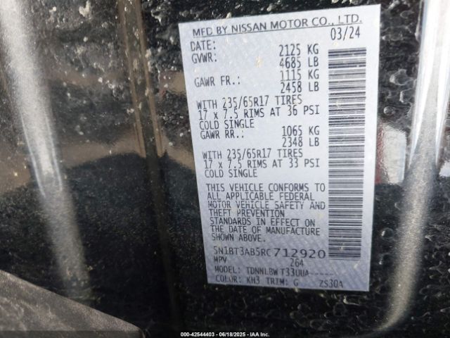 2024 NISSAN ROGUE 5N1BT3AB5RC712920 Photo 8