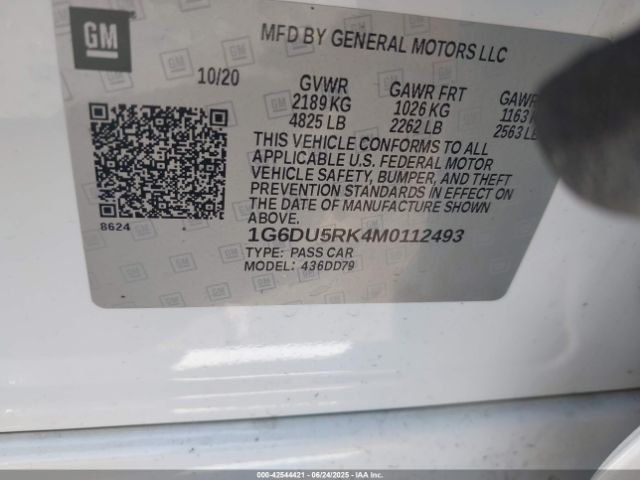 2021 CADILLAC CT5 1G6DU5RK4M0112493 Photo 8
