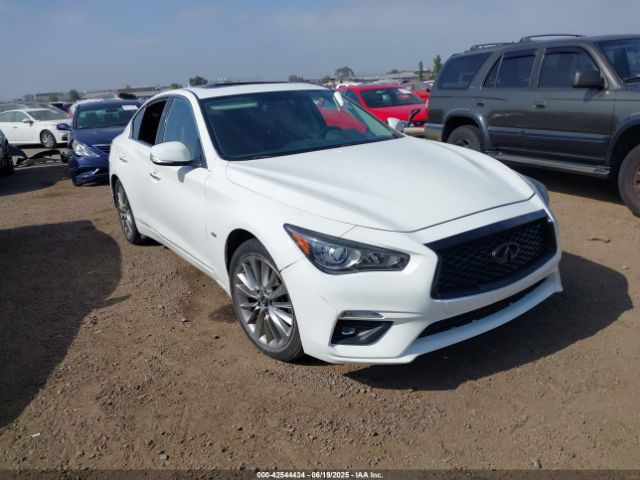 42544434 :رقم المزاد ، JN1EV7AP8KM517038 vin ، 2019 Infiniti Q50 3.0t Luxe مزاد بيع
