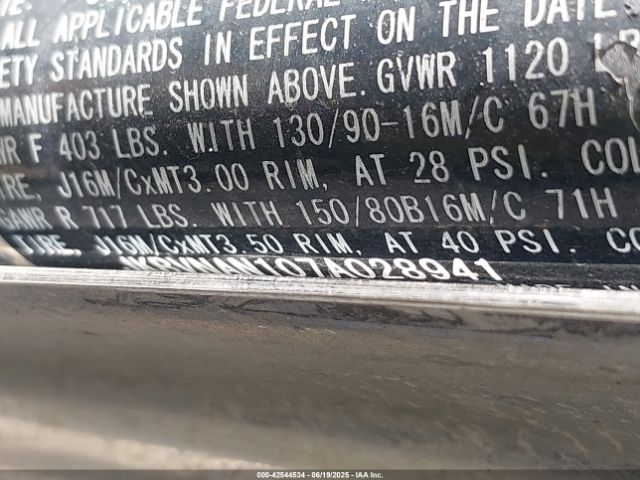 2007 KAWASAKI VN1500 JKBVNAN107A028941 Photo 9