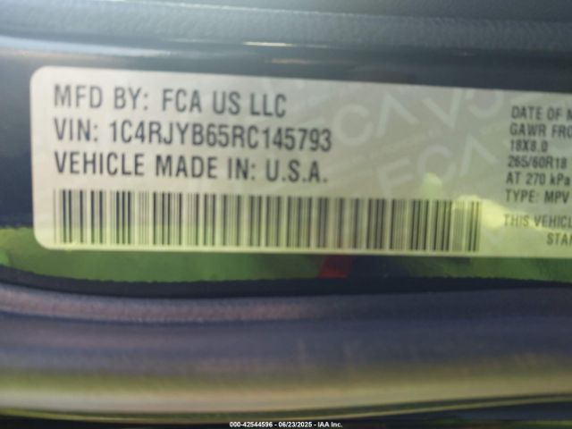 2024 JEEP GRAND CHEROKEE 4XE 1C4RJYB65RC145793 Photo 8